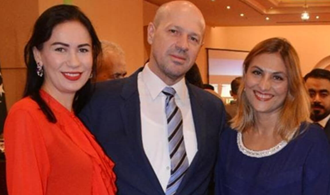 Mrs. Ayesha with Ambassador of Bosnia