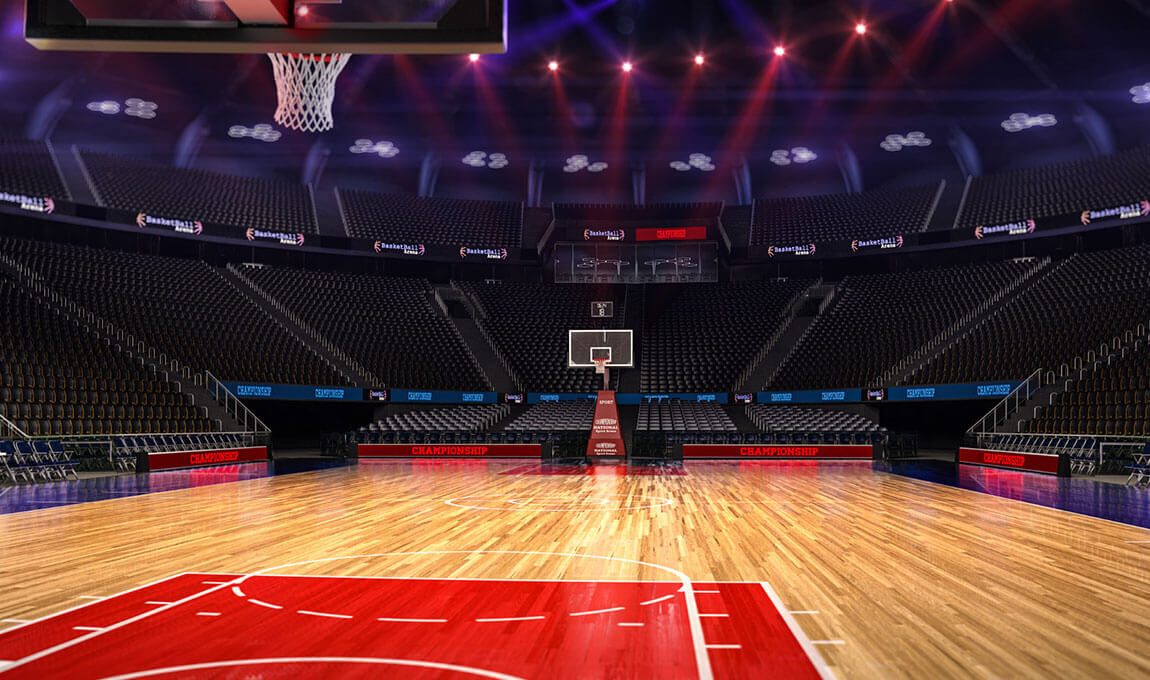 International standard basketball court