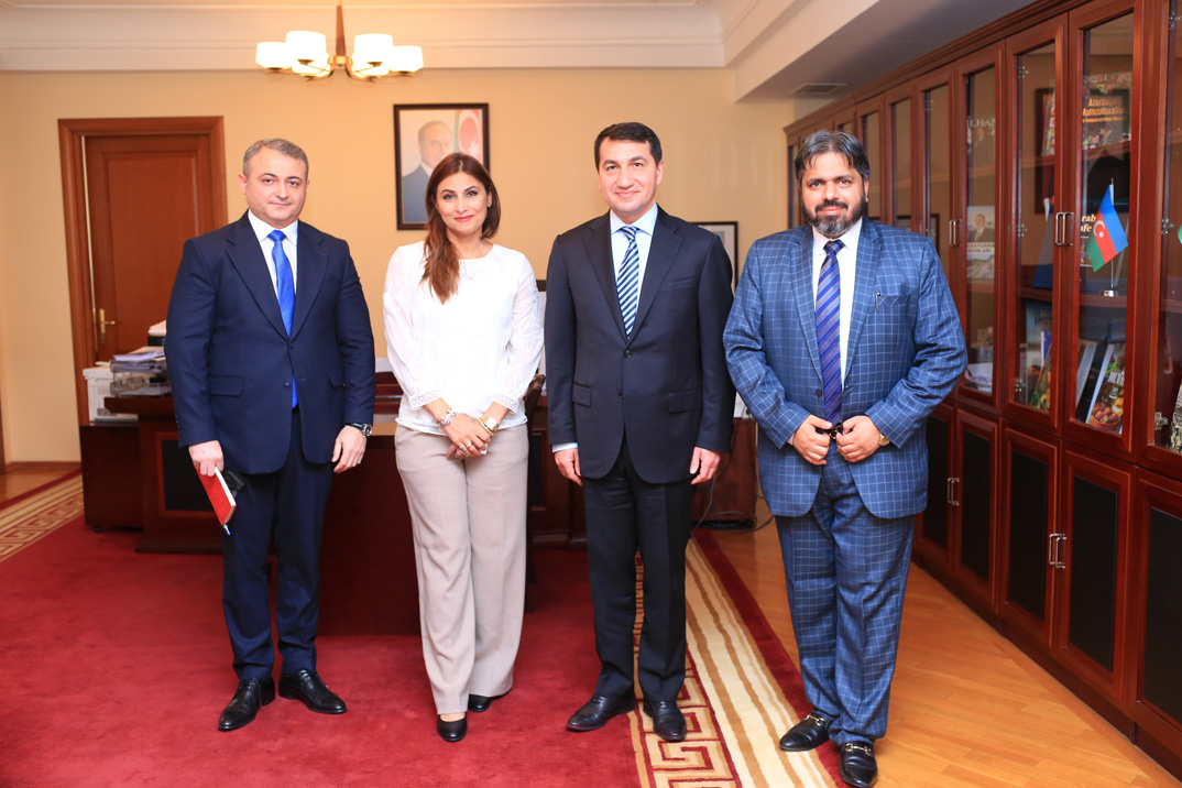 BOL Media Group delegation Led by its Chairperson Ms. Ayesha Shaikh meets senior advisor of Azerbaijani president