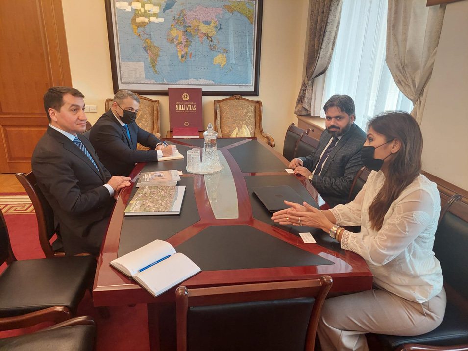 Ms. Shaikh said that President Ilham Heydar Oghlu Aliyev has brought stability, progress and peace to Azerbaijan since he assumed power of this important Central Asian nation in 2003